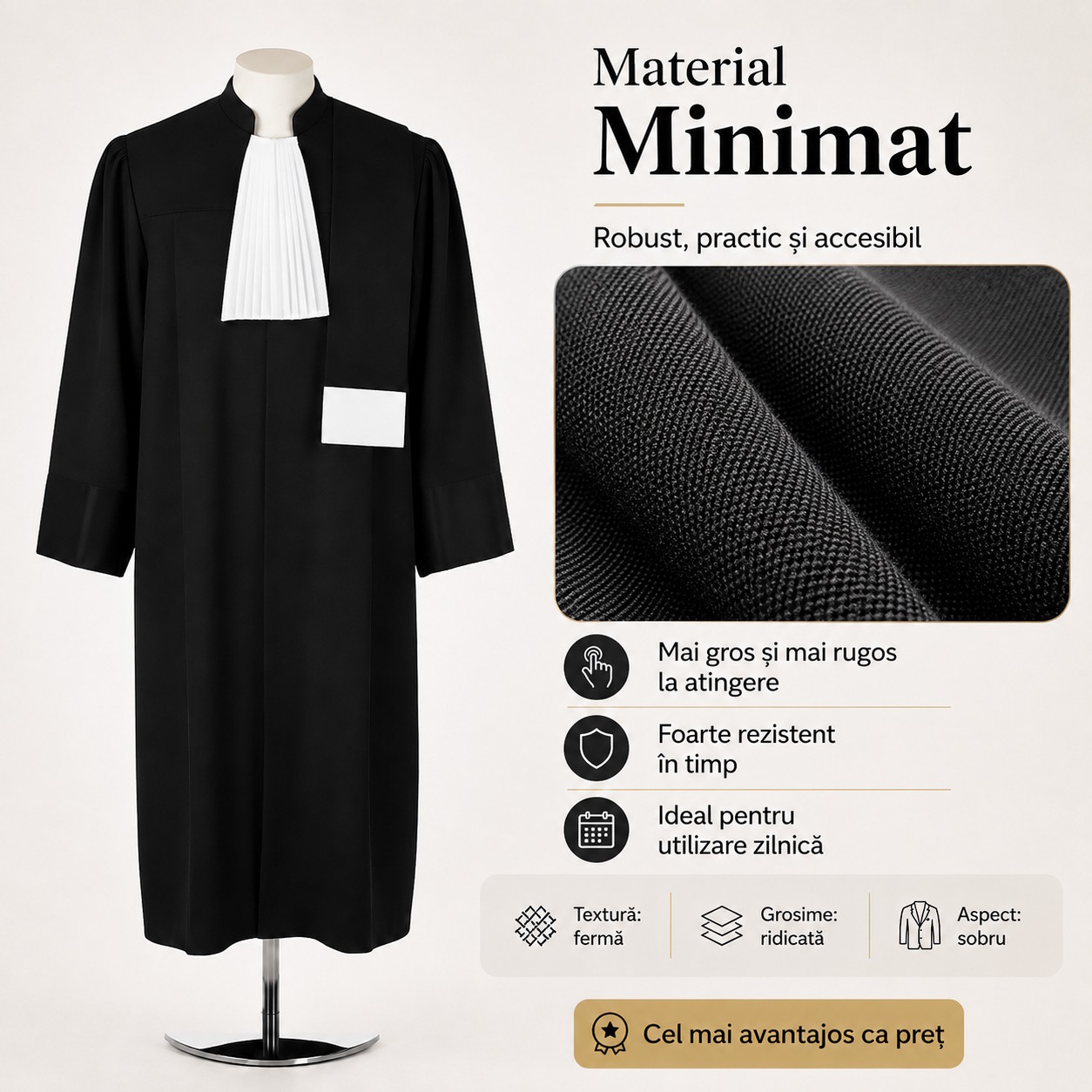 Material Minimat pentru roba avocat